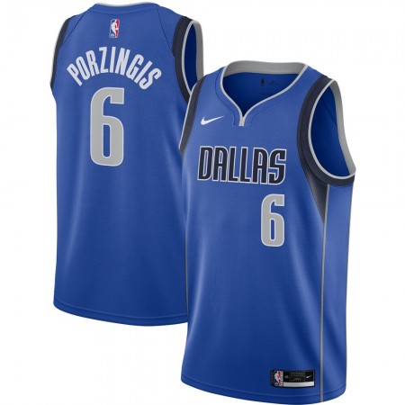 Maillot Basket Dallas Mavericks Kristaps Porzingis 6 2020-21 Nike Icon Edition Swingman - Homme